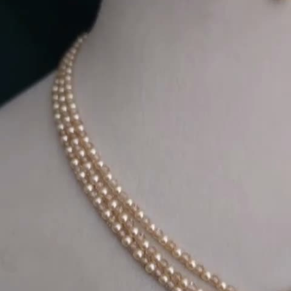 Elegant Triple Layer Pearl Necklace for Women | Minimal Pearl Choker Chain | Party & Daily Wear Imitation Jewellery