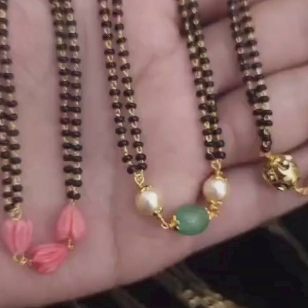 Black Beads Mangalsutra Chain