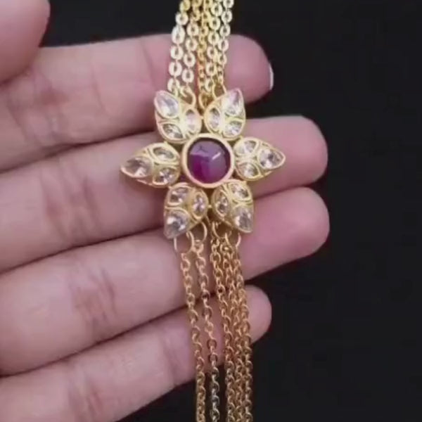 Gold Plated Multi-Layer Long Chain Necklace for Women